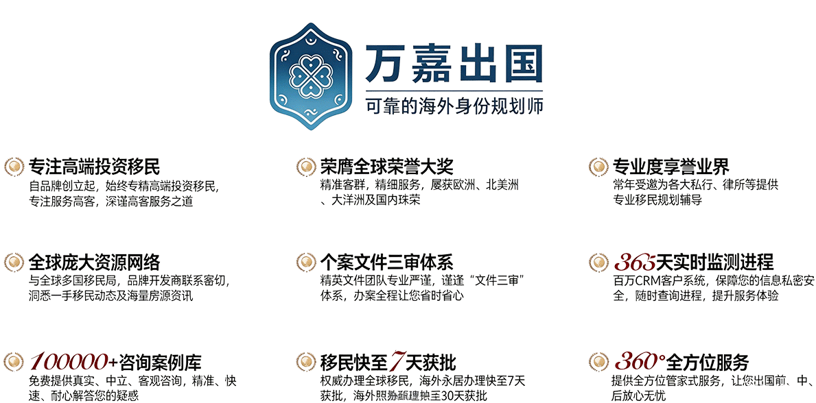 万嘉出国公司优势